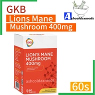 GKB Lion's Mane Mushroom 400MG 60's (Improve &amp; Recalling Memory)