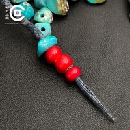 Muraguchi Craftsman Takahashi Goro goros Natural Raw Ore Turquoise Beads Iron Wire Bracelet Necklace