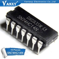10PCS SN74HC14N DIP-14 SN74HC14 DIP 74HC14N DIP14 74HC14 new and original IC