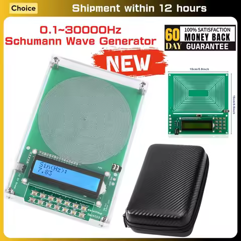 0.1~30000Hz Schumann Wave Generator Pure Sine Frequency Modulation Resonance Ultra-Low Frequency Pul
