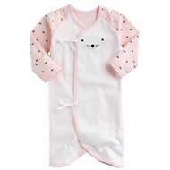 Wing Ko Kids - GREEN BEBE-韓國初生嬰兒蝴蝶衣 A （粉色狐狸）