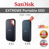 {READY STOCK}SanDisk Extreme Portable SSD E30 | E61External Solid State Drive (1TB/2TB)