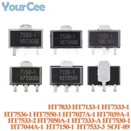 10PCS HT7550-1 HT7333-1 HT7150-1 HT7536-1 HT7133-1 HT7550 HT7536 HT7333 HT7150 SOT-89 Low Dropout Li