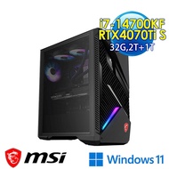 msi微星 Infinite X2 14NUF7-483TW RTX4070Ti S 電競桌機 (i7-14700KF/32G/2T SSD+1T HDD/RTX4070Ti S-16G/Win11)