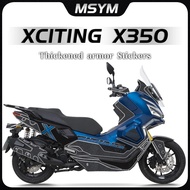 For KYMCO XCITING X350 Xciting X350 2025 Thickened armor sticker fuel tank sticker scratch resistant