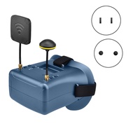 -008D FPV Goggles 5.8G 40CH 4.3inch 480x272 Built-in DVR Dual Antennas 2000mAh for RC Racing Drone