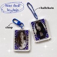 GANTUNGAN [READY] NEWJEANS Heart Throb Acrylic Keychain / Acrylic Keychain NWJNS KPOP Keyring
