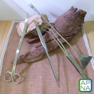 🐟 ZRDR Tweezers Scissor Shovel Stainless Steel Tool for Setup Aquarium Fish Shrimp Plant Tank 零度水草设缸工具 镊子 剪刀 平沙铲