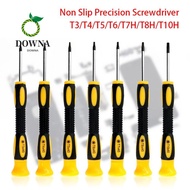 DOWNA Disassembly Repair Tools, With Hole T3/T4/T5/T6/T7H/T8H/T10H Torx Screwdriver, High Quality Pl