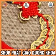 Feng Shui Five Emperor coin chain to attract wealth and luck (string of 5 coins)