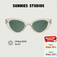 SUNNIES STUDIOS - Fern Champagne Pond Cat Eye Sunglasses - 60331RP-2-2