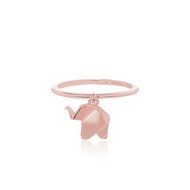 Rainbow Jewelry Origami Elephant Ring