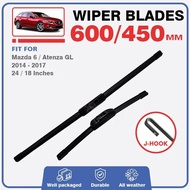 Car Front Windscreen Wiper Blades Brushes For Mazda 6 GJ GL Atenza Mazda6 2014 2015 2016 2017 LHD / 