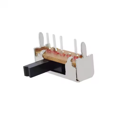 10Pcs SK13D07VG4 DC 50V 0.5A 4 Pin PCB 3 Position 1P3T Mini Right Angle Slide Switches SK13D07 Handl