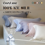 CozyLuxe™ ICE Series Pillowcase & Bolster Case | Silky Cooling Waterproof Fabric | Breathable Sleep 