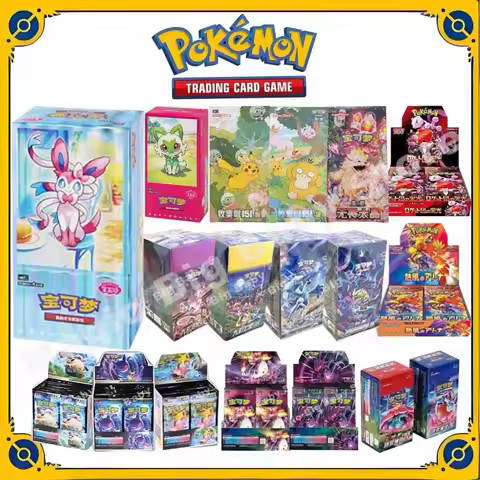 Pokemon Original Card 151Trip See Gem Bag V1 V2 Fearless Tai Crystal Friend Source Excited Mao Li In