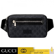 กระเป๋าคาดอก-คาดเอว GUCCI GG BLACK BELT BAG (BLACK/GREY) [474293K9RRN1095-MA] BY:MADAMCLASSIC 1