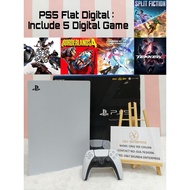 PS5 Flat Digital Version 825GB Include 5 Digital Game（USED）