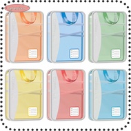 LIKE Mesh Zipper Pouch, 5-Layer Portable Handle Subject Bag, Delicate Large Capacity Subject Classif