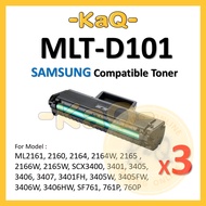 3x Samsung MLT-D101S MLT D101 D101S 101S 101 Compatible Toner Printer - ML-2160 / SCX-3400 / 3405fw 