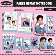 [PACKING USES BOX] EXO NOTEBOOK PACKAGE - SM30 - CHANYEOL SUHO II HAMPERS KPOP II FREEBIES CONCEPTS 
