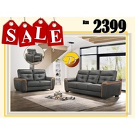 𝐑𝐄𝐀𝐃𝐘 𝐒𝐓𝐎𝐂𝐊 DOMNICS GOOD QUALITY CASA LEATHER SOFA SET 1+2+3 SEATER[DB 2114 GREY+BROWN]