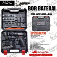 [PROMO] MESIN BOR BATERAI 12V CORDLESS. BOR JLD BATERAI. BOR BATERAI