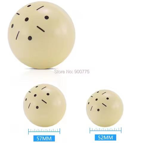 Billiards Training Ball for 8 Ball & 9 Ball & Snooker Game Resin Cue ball 52mm/ 57mm (optional)