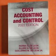 COST ACCOUNTING AND CONTROL By De Leon