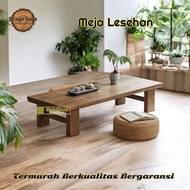 Wooden lesehan table MJ-07 minimalist guest table wooden table study table computer table