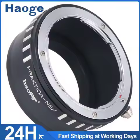 Haoge Manual Lens Mount Adapter for Praktica B PB Mount Lens to Sony E Mount NEX Camera