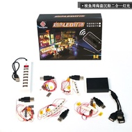 Compatible with Lego 21322 Barracuda Pirate Bay Pirate Ship LED Lighting Lighting Set Variable Two M