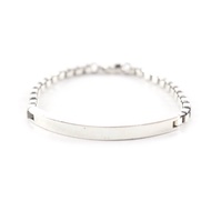Excellent condition★TIFFANY&Co. Tiffany Venetian Link ID Bracelet AG925 Silver Accessory Weight 16.4