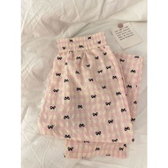 TRAIL Echo dễ thương in hình nơ quần short Pajama cho phụ nữ-mềm mại và thoải mái