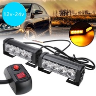Pengubahsuaian kereta: lampu kereta dwi 4-LED, lampu amaran gril 8-LED, lampu strob, lampu bar panja