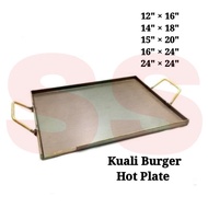 Kuali Burger / Hot Plate / Kuali Empat Segi / Roti Plate