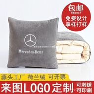 Picture diylogo Quilt Photo Car Corporate Folding Sofa Cushion Pillow Gift for Dual Use Q2AJ