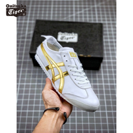 Onitsuka Tiger Shoes Classic Men's and Women's Casual Leather Shoes Comfortable Breathable Walking Shoes Sports Jogging Tree Sneakers