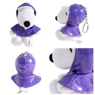 紫色雨衣 史努比 snoopy 鑰匙圈 吊飾 史努比包包掛飾