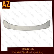 Honda City 2014-2019 Ducktail Trunk Spoiler (Unpainted)