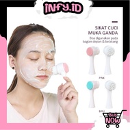 [Import] - Face Wash Tool H155 Silicone Facial Cleansing Brush 3D 2-sided Massage Brush R410