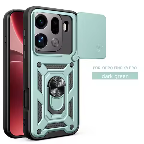 For OPPO Find x9 Case Oppo find X9 Pro Cover oppo find x9p Magnetic Ring Holder Armor Phone Case Sli