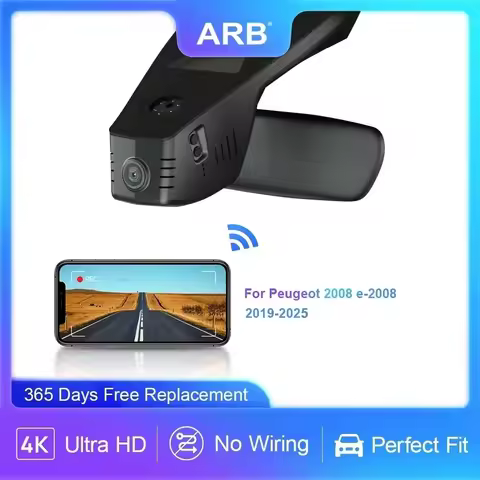 Dash Cam for Peugeot e2008 2008 2019-2025, ARB Original Factory Style WIFI APP Control Video Recorde