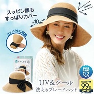 UV CUT 防紫外線 Q-MAX 涼感闊邊太陽帽