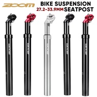ZOOM Damping Bicycle Seatpost MTB Suspension Seat Tube 350mm 40/50mm Travel Shock Absorber Mountain 