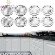 Stainless Steel Cabinet Vents 4 Pack for Effective Airflow and Insect Deterrence
