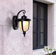 Biglite Outdoor Wall Lamp 8058W Blk Modern/Contemporay LED Lighting