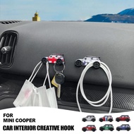 Car Model Design Metal Hooks Sticker Decals For MINI Cooper R56 R60 F54 F55 F56 F60 Countryman Clubm