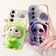 For Samsung Galaxy A05S A05 Cute Rabbit Panda Cartoon Casing Samsung A05 A05s Lens Protective Soft S