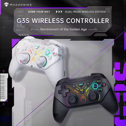 MACHENIKE G3S Wireless Gaming Controller 2025 New Upgrade K Sliver Joystick Gamepads For PC Nintendo